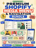Premium Shopify Mega Menu & Navigation Bundle