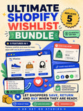 Ultimate Shopify Wishlist Bundle — 5 Features in 1