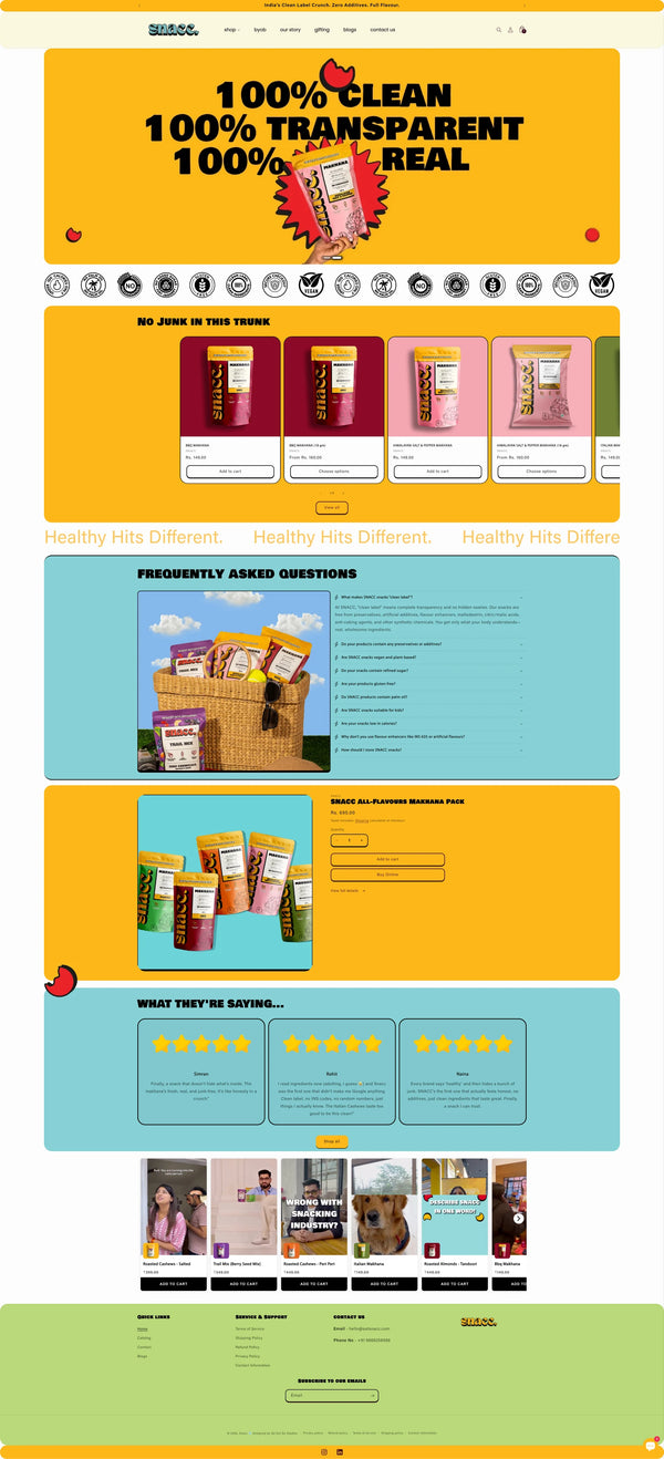 Snacc website